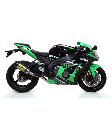 KAWASAKI ZX-10R 2016 - 2019 SISTEMA INTERMEDIO RACING - SILENCIOSO RACE-TECH DE TITANIO + CONECTOR DE TITANIO Ø60MM.