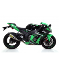 KAWASAKI ZX-10R 2016 - 2019 SISTEMA INTERMEDIO RACING - SILENCIOSO RACE-TECH DE TITANIO + CONECTOR DE TITANIO Ø60MM.