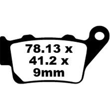 ROYAL ENFIELD CLASSIC 500 EFI ABS CHROME 2017 - 2018 PASTILLAS FRENO ORGÁNICAS FA