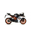 KTM RC 125 2017 - 2020 SILENCIOSO THUNDER DE TITANIO FONDO EN CARBONO