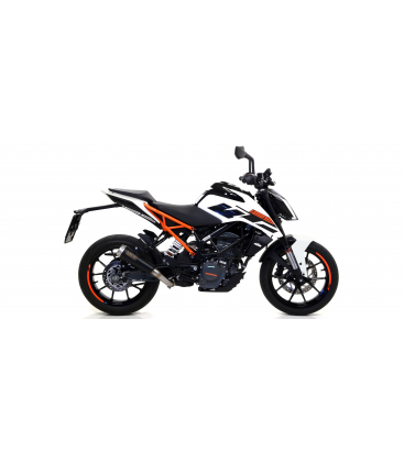 KTM DUKE 125 2017 - 2020 SILENCIOSO THUNDER DE ALUMINIO FONDO EN CARBONO