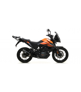 KTM 390 ADVENTURE 2020 - 2021 SILENCIOSO INDY RACE EN ALUMINIO DARK" FONDO EN CARBONO"