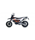 KTM 690 SMC R 2019 - 2020 SILENCIOSO RACE-TECH EN TITANIO FONDO EN CARBONO