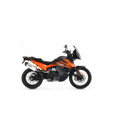 KTM 890 ADVENTURE 2021 -  SILENCIOSO RACE-TECH EN TITANIO FONDO EN CARBONO