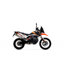 KTM 890 ADVENTURE R 2021 -  SILENCIOSO RACE-TECH EN TITANIO FONDO EN CARBONO