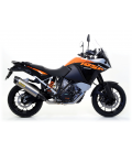 KTM 1050 ADVENTURE 2015 - 2016 SILENCIOSO MAXI RACE-TECH DE TITANIO FONDO EN CARBONO