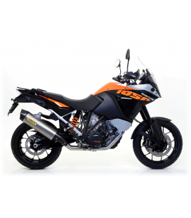 KTM 1050 ADVENTURE 2015 - 2016 SILENCIOSO MAXI RACE-TECH DE ALUMINIO FONDO EN CARBONO