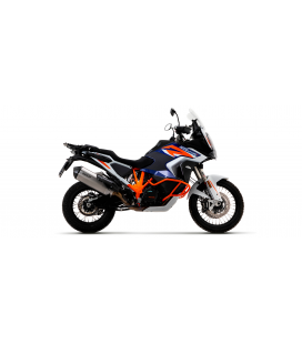 KTM 1290 SUPERADVENTURE S / R 2021 - 2022 SILENCIOSO SONORA DE TITANIO FONDO EN CARBONO