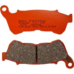 HARLEY DAVIDSON XL 1200 C SPORTSTER CUSTOM 2014 - 2016 PASTILLAS FRENO SEMISINTETIZADAS