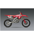 LINEA COMPLETA ESCAPE YOSHIMURA RS-12 SIGNATURE INOX/SILENCIOSO ALU/TAPA CARBONO HONDA CRF450R/RX