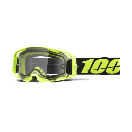 GAFAS 100% ARMATIC ENDURO AMARILLO NEON / TRANSPARENTE