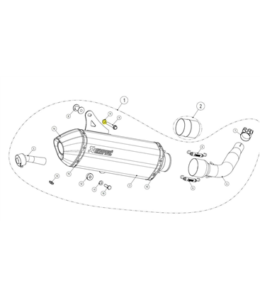 APRILIA RSV4 1000 ABS FACTORY APRC 2014 - 2014 AKRAPOVIC
