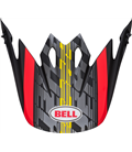VISERA BELL MX-9 MIPS OFFSET NEGRO MATE/ROJO