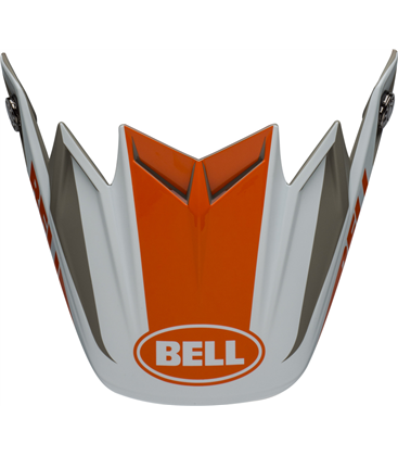 VISERA BELL MOTO-9 FLEX DIVISION BLANCO/NARANJA/ARENA