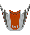 VISERA BELL MOTO-9 FLEX DIVISION BLANCO/NARANJA/ARENA