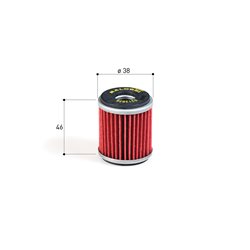 FILTRO ACEITE MALOSSI YAMAHA X-MAX 125/ X-CITY 125