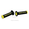 PUÑOS MALOSSI NEGRO-AMARILLO CON TOPE