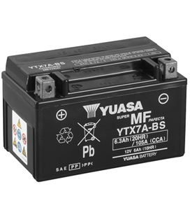 F. B. Mondial HPS CBS Euro5 125 2021-2023 Bateria YUASA Sin Mantenimiento