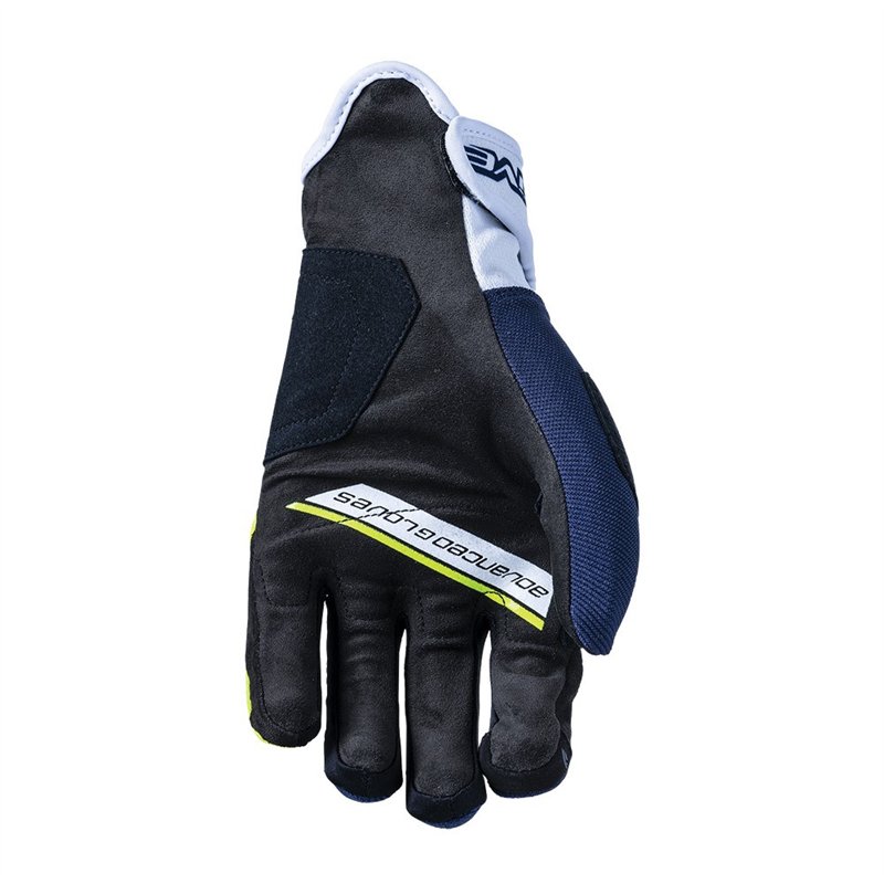 GUANTES FIVE E3 EVO AMARILLO FLUOR / AZUL