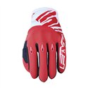 GUANTES FIVE E3 EVO BLANCO / ROJO