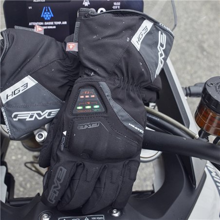 GUANTES FIVE HG3 EVO WOMAN WP NEGRO