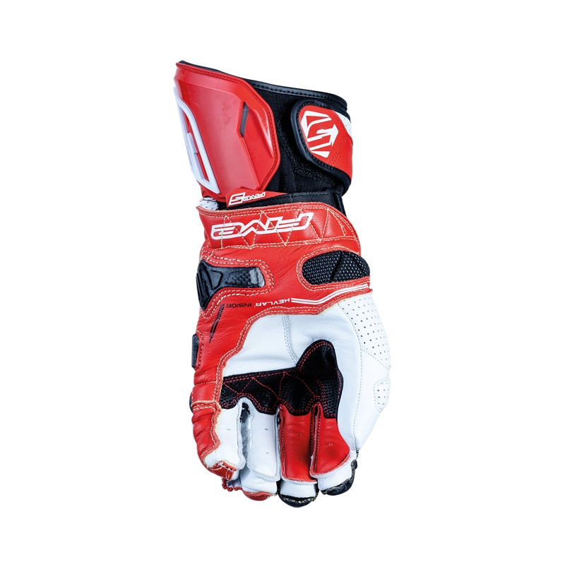 GUANTES FIVE RFX RACE V2 BLANCO / ROJO
