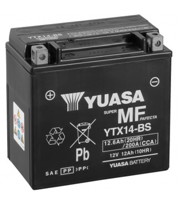 Suzuki DL V Strom Euro3 1000 2014-2016 Bateria YUASA Sin Mantenimiento