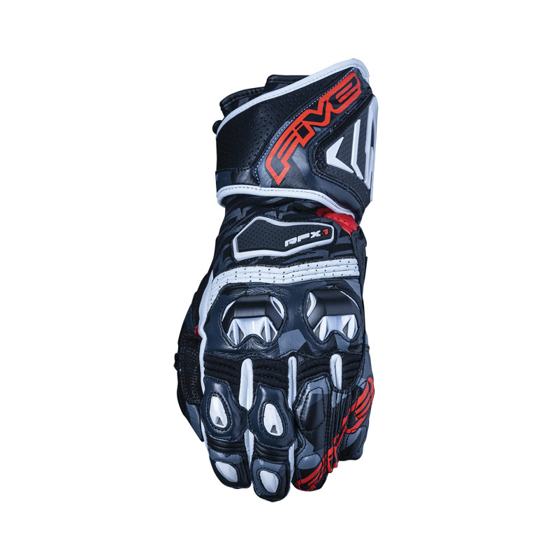 GUANTES FIVE RFX1 REPLICA CAMO / ROJO