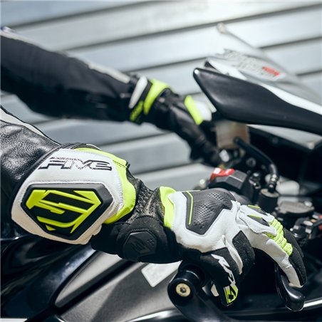 GUANTES FIVE RFX4 EVO NEGRO / BLANCO