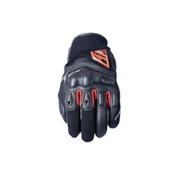 GUANTES FIVE RS2 EVO NEGRO / ROJO