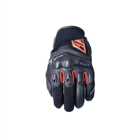 GUANTES FIVE RS2 EVO NEGRO / ROJO