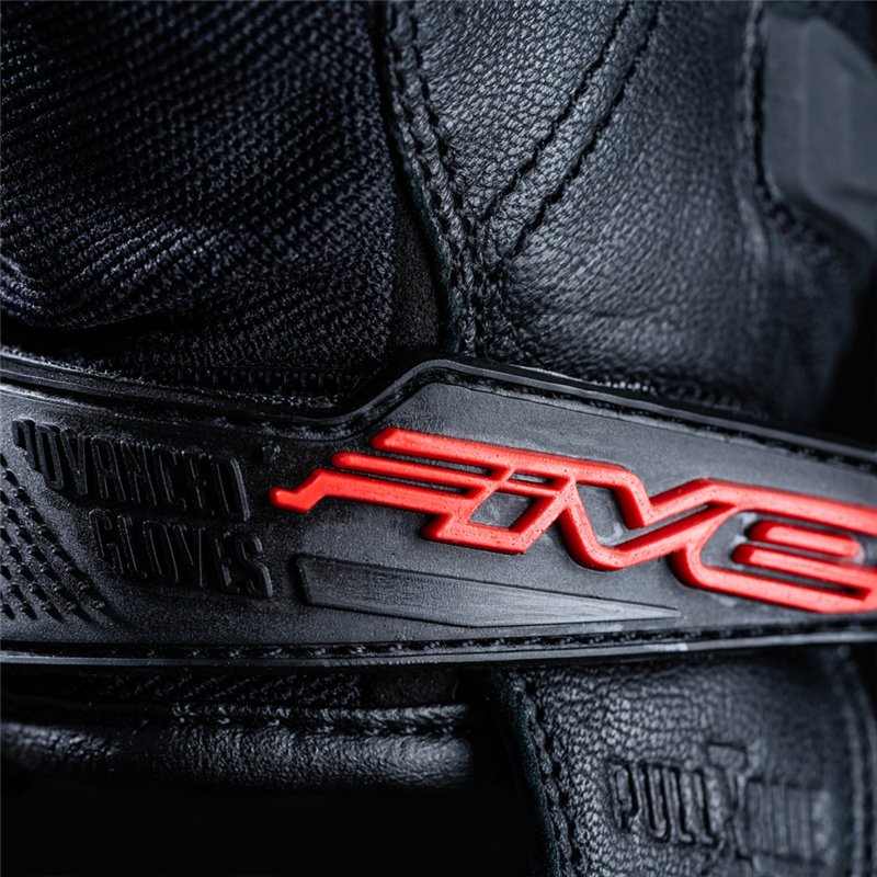 GUANTES FIVE RS2 EVO NEGRO / ROJO