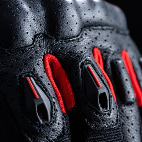 GUANTES FIVE RS2 EVO NEGRO / ROJO