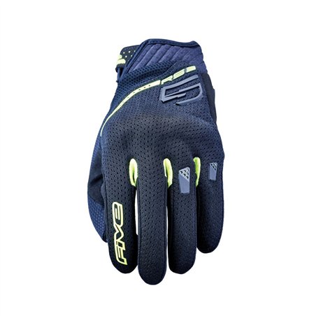 GUANTES FIVE RS3 EVO AIRFLOW NEGRO / AMARILLO FLUOR