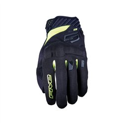 GUANTES FIVE RS3 EVO NEGRO / AMARILLO FLUOR