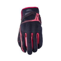 GUANTES FIVE RS3 NEGRO / ROJO