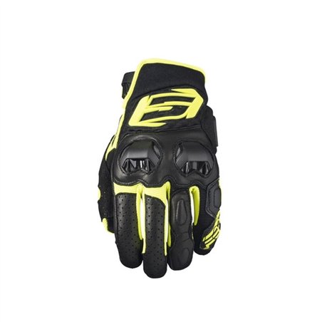 GUANTES FIVE SF3 NEGRO / AMARILLO FLUOR