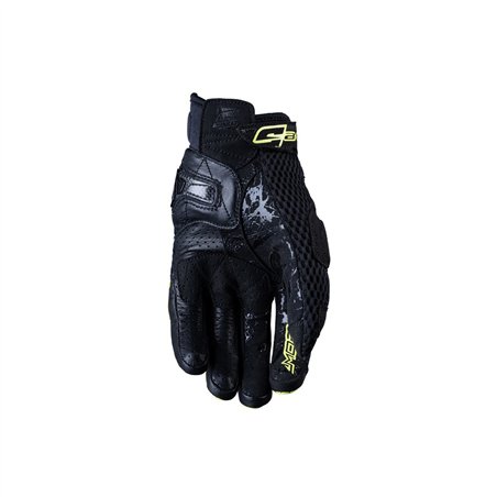 GUANTES FIVE STUNT EVO AIRFLOW NEGRO / AMARILLO FLUOR