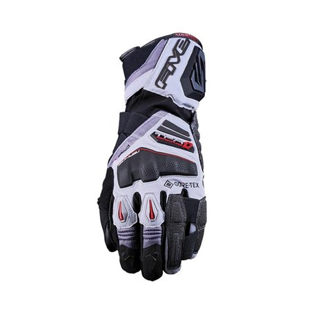 GUANTES FIVE TFX1 GTX GRIS / GRIS / ROJO
