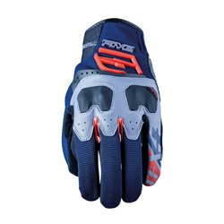 GUANTES FIVE TFX4 AZUL / ROJO