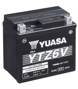 Yamaha D'ELIGHT Euro4 125 2017-2020 Bateria YUASA Sin Mantenimiento