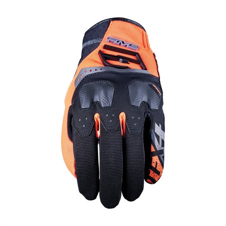 GUANTES FIVE TFX4 NEGRO / NARANJA FLUOR