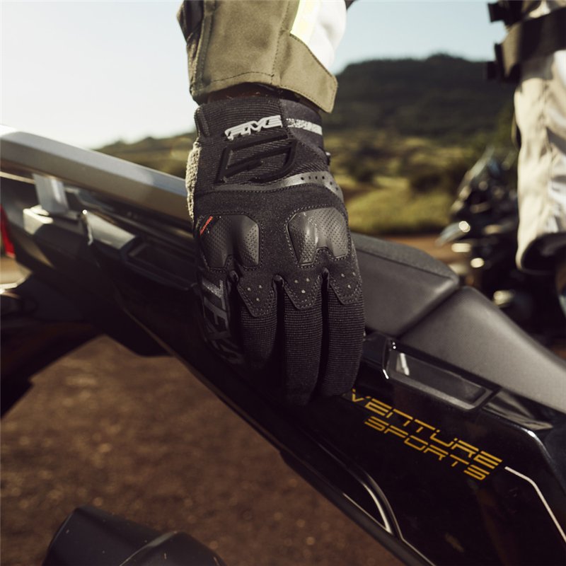 GUANTES FIVE TFX4 NEGRO / NARANJA FLUOR