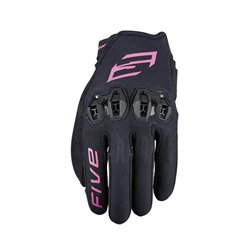 GUANTES FIVE TRICKS WOMAN NEGRO / ROSA