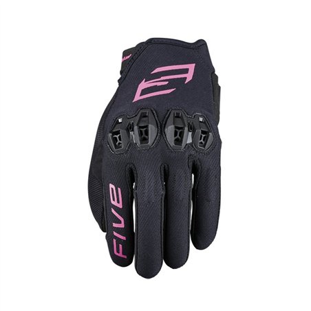 GUANTES FIVE TRICKS WOMAN NEGRO / ROSA