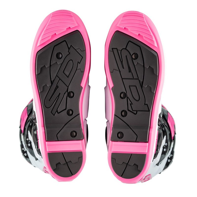 BOTAS SIDI CROSSFIRE 3 SRS NEGRO / BLANCO / ROSA