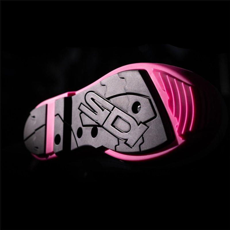 BOTAS SIDI CROSSFIRE 3 SRS NEGRO / BLANCO / ROSA