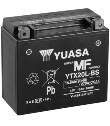 Yamaha YFM Grizzly 660 2002-2008 Bateria YUASA Sin Mantenimiento