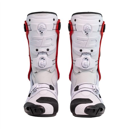 BOTAS SIDI REX AIR BLANCO / ROJO