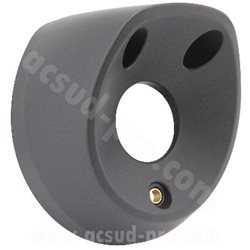 EMBELLECEDOR ESCAPE YAMAHA TMAX 530 2017-19 SX / DX NEGRO MAT